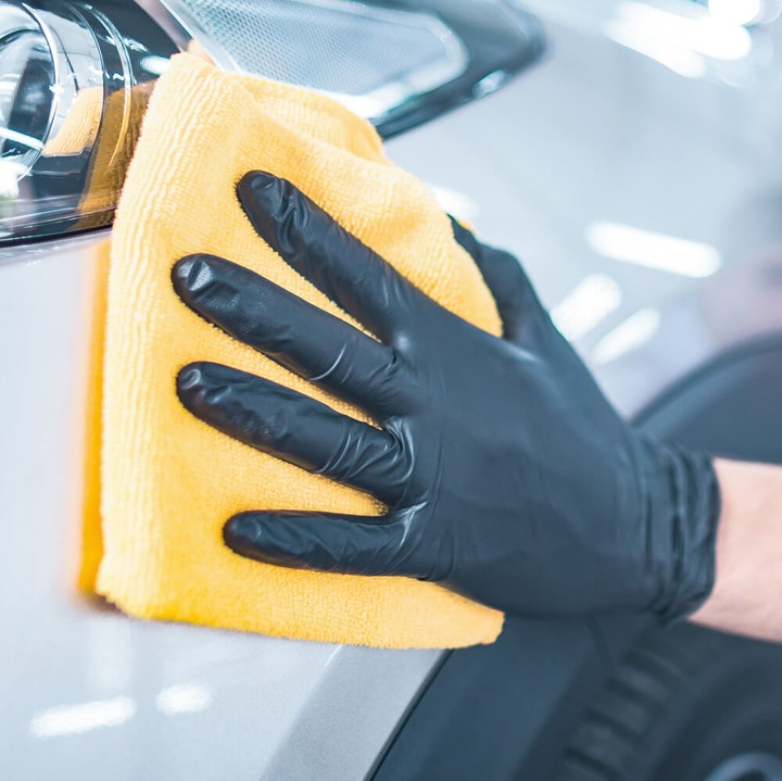 Immagine prodotto Comair Guanti monouso in nitrile nero taglia L (L)