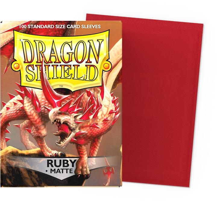 Actual product image Arcane Tinman ART11037 - Matte - Ruby (100) Card Sleeves