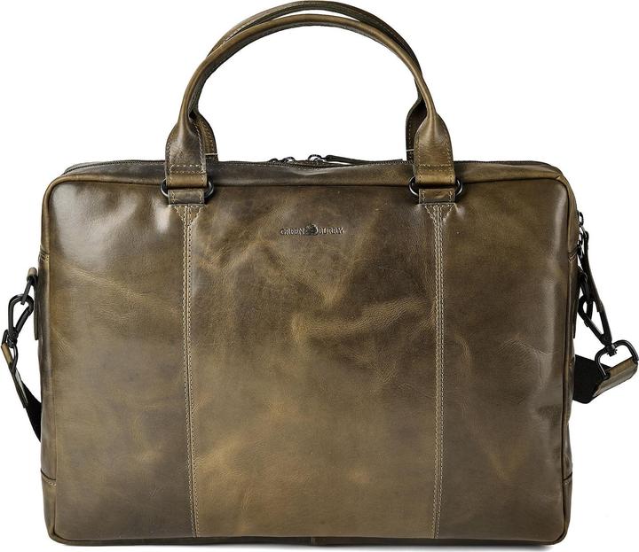 Greenburry Newport Aktentasche Leder 43 cm Laptopfach (15.40")