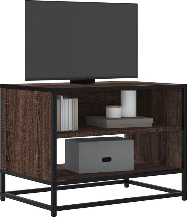 Actual product image vidaXL TV cabinet Lowboard TV cabinet TV table Brown oak look (61 x 40 x 46 cm)