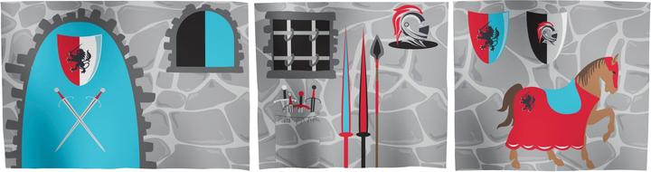 Produktbild Flexa Kinderbett Vorhang Ritter