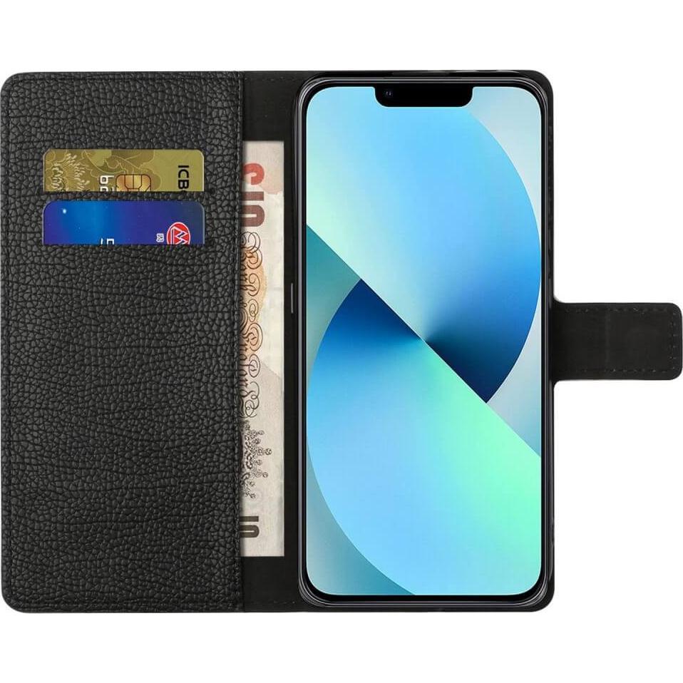 Thumbnail - Cover-Discount iPhone 14 Pro - Leder Etui Hülle UK Flagge (Apple iPhone 14 Pro), Smartphone Hülle