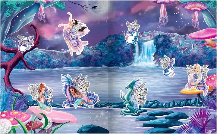 Actual product image Depesche Sticker Book Dragon Top Model with 20 pages