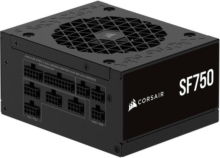 Productafbeelding Corsair SF-serie (2024), SF750, 750 watt, SFX, 80 PLUS Platinum, volledig modulaire voeding (750 W)
