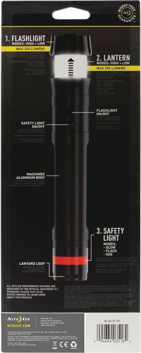 Actual product image Nite Ize Flashlight 2in1 (30.50 cm, 250 lm)