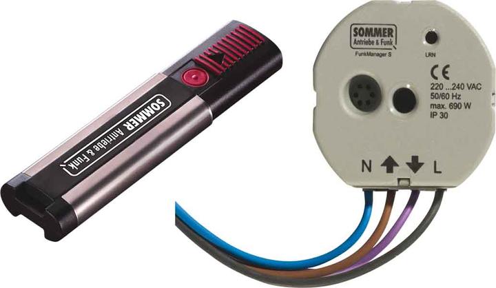 Actual product image Sommer Torantriebe SOM 5990V000 Radio manager set in flush-mounted box