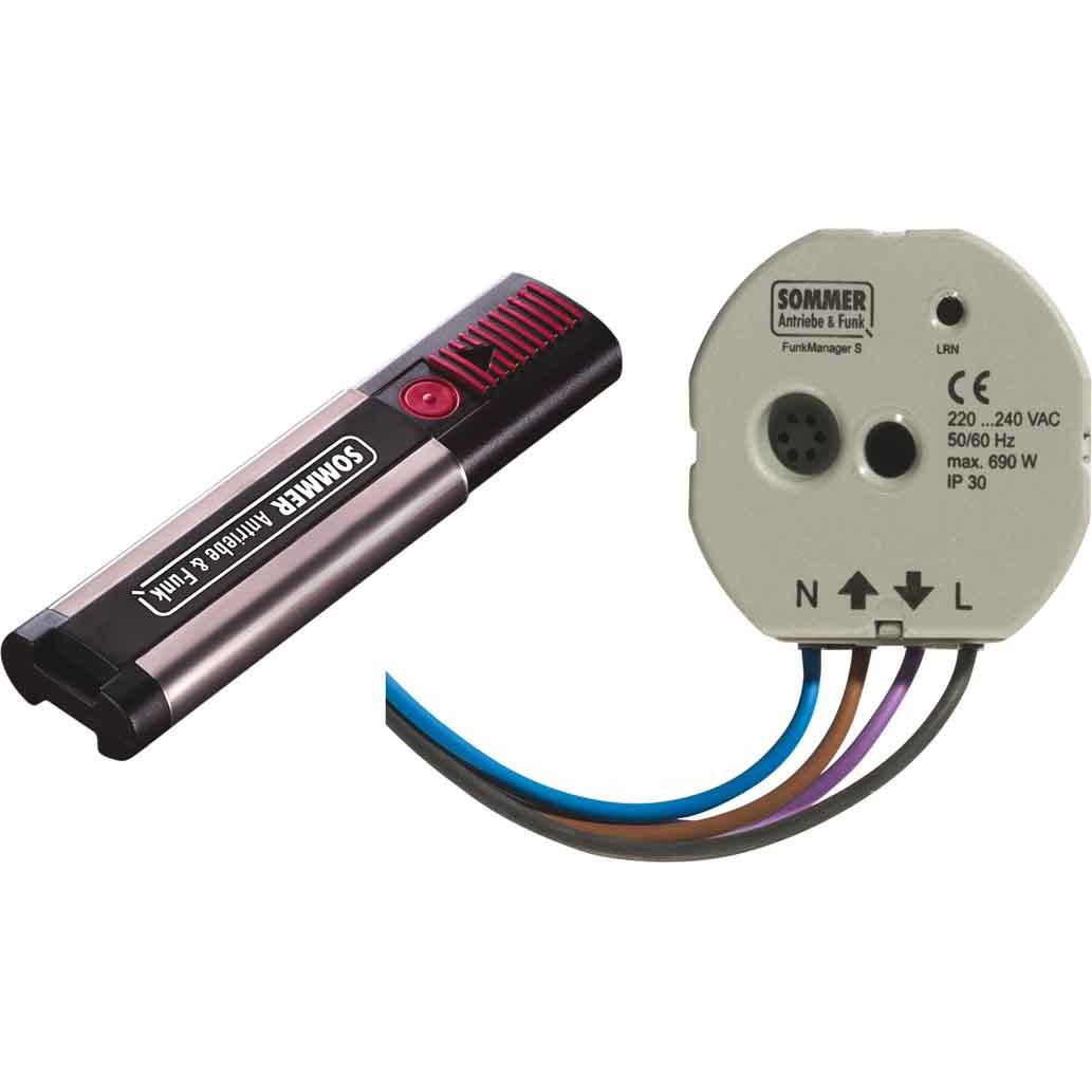 Sommer Torantriebe, Accessori per la tecnologia di guida, SOM 5990V000 Set di gestione radio in scatola da incasso