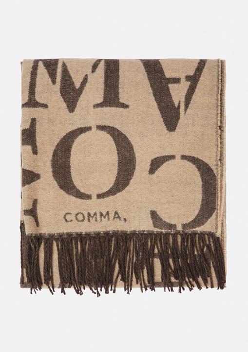 Immagine prodotto Comma Tuch Weicher Wendeschal mit Fransen und Logoprint