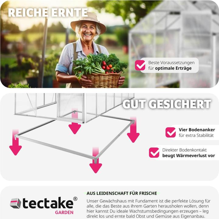 Produktbild tectake Gewächshaus