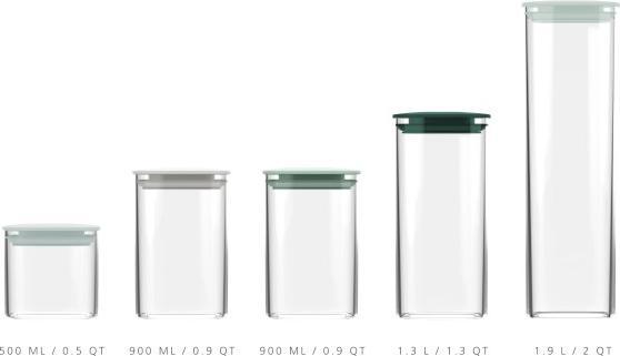 Produktbild Joseph Joseph Podium Sage Aufbewahrung 5-tlg. (1.90 l)