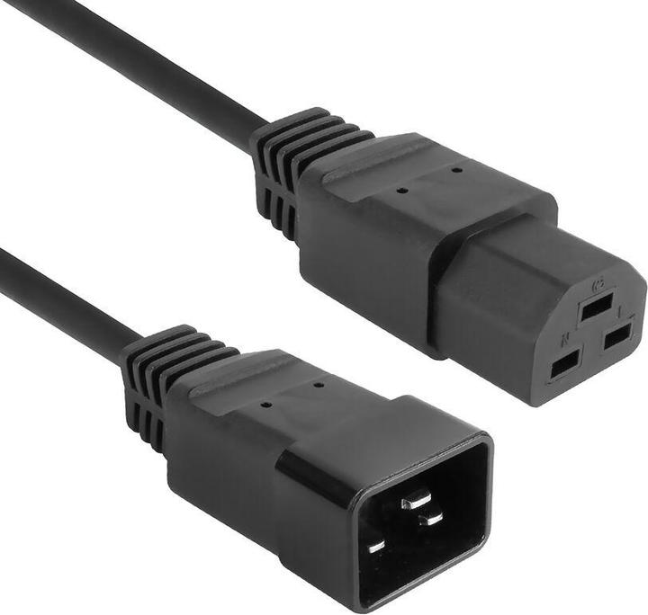 Produktbild Powercord C20 - C21 IEC60320 black 1.5 m (1.50 m)
