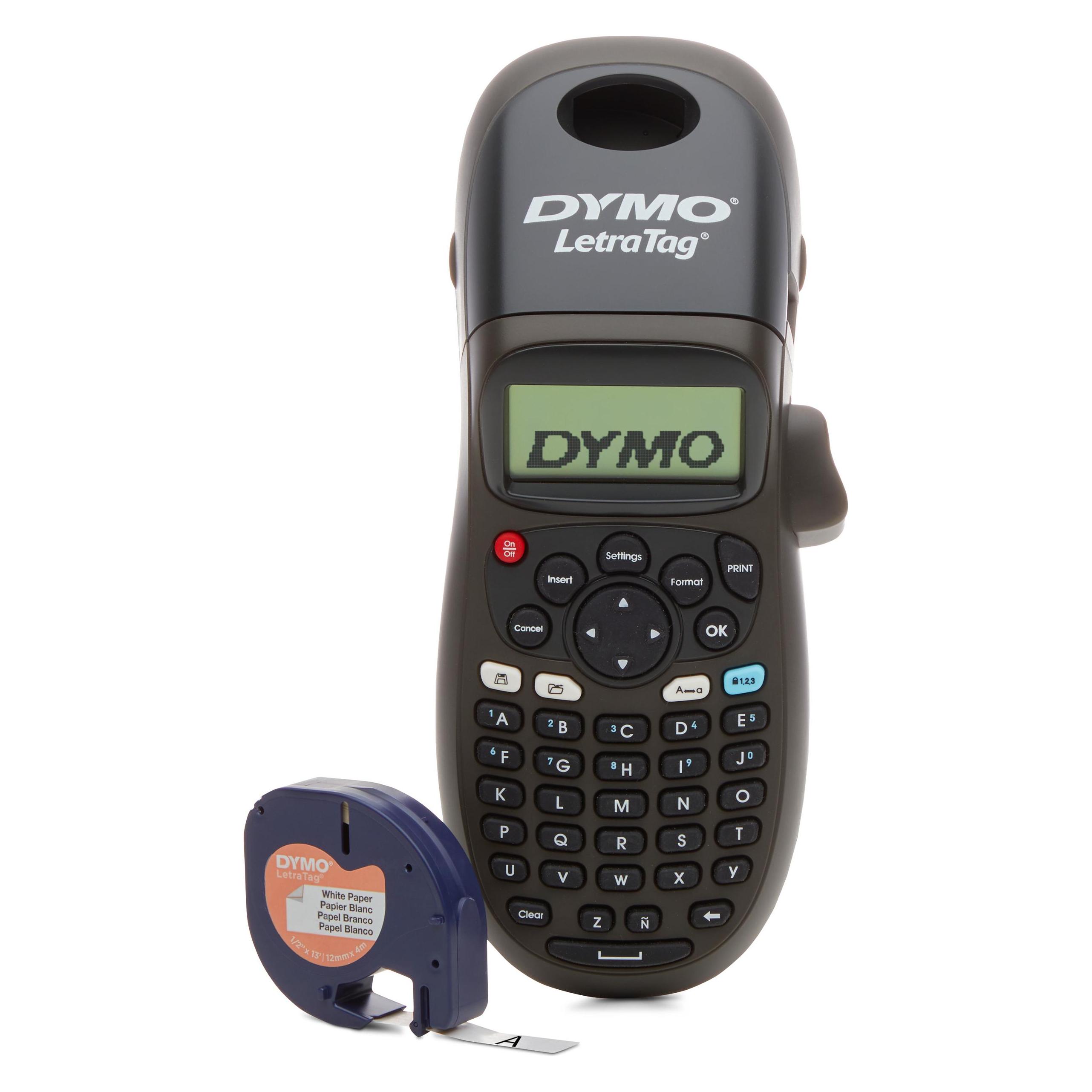Dymo Etichettatrice Letratag LT-100H, Etichettatrice, Nero