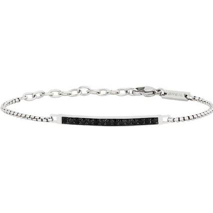Breil, Armschmuck, Timeless Steel Bracelet with Zirconia Light Row TJ3362