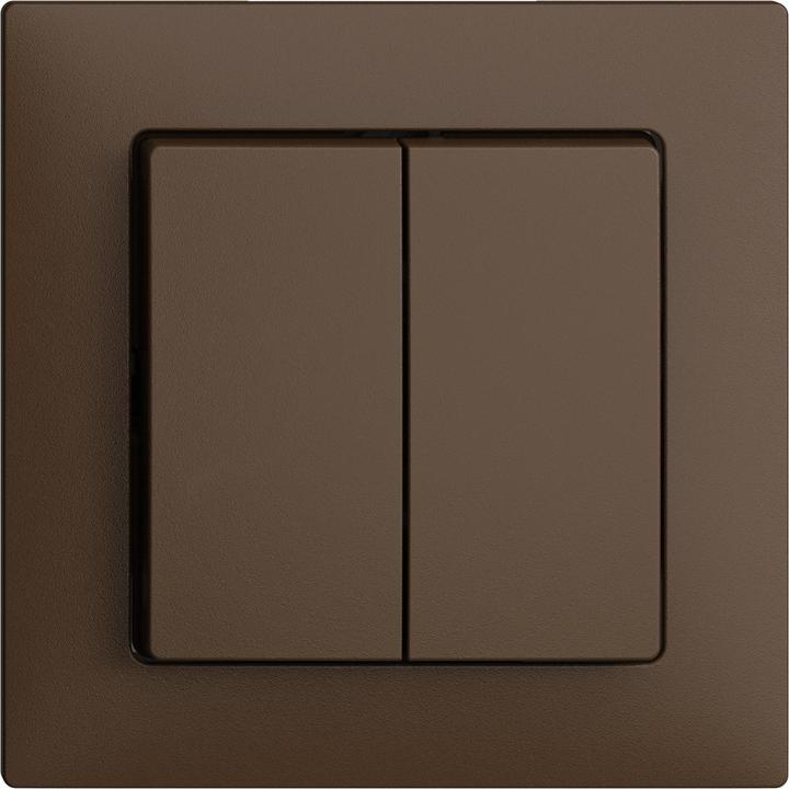 Feller EdizioDue Doppel-Druckschalter/-taster