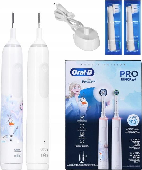 Produktbild Oral-B Pro 3 3000 White+ Junior Frozen