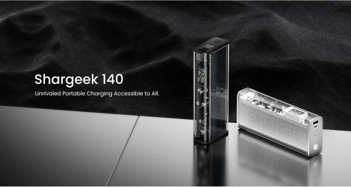 Actual product image Sharge 140 SIL-GRY (20000 mAh, 140 W, 74 Wh)