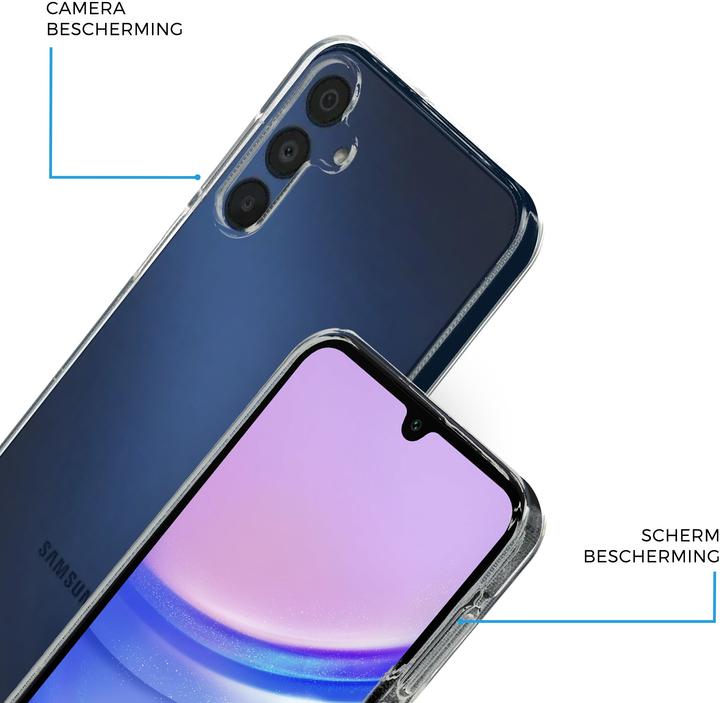 Actual product image Mobiparts Classic TPU Case Samsung Galaxy A15 Transparent (Samsung Galaxy A15 5G)