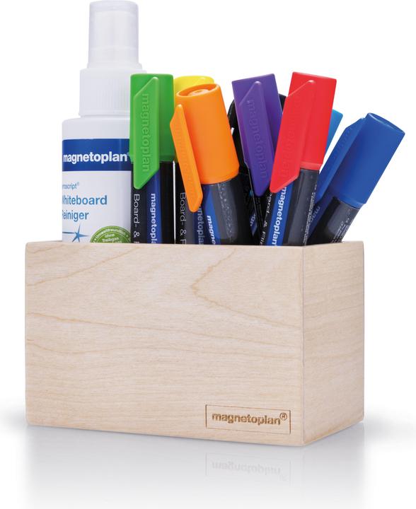Productafbeelding Magnetoplan Penhouder magnetisch (B x H) 114 mm x 64 mm berkenhout