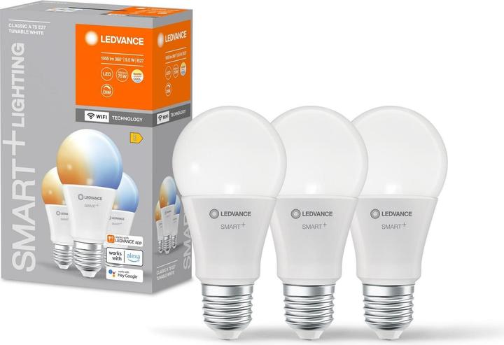 Produktbild Ledvance Smart+ Wifi Classic (E27, 1055 lm, 3 x)