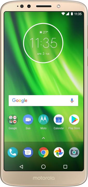 Produktbild Motorola Moto G6 play (32 GB, Gold, 5.70", Dual SIM, 4G)