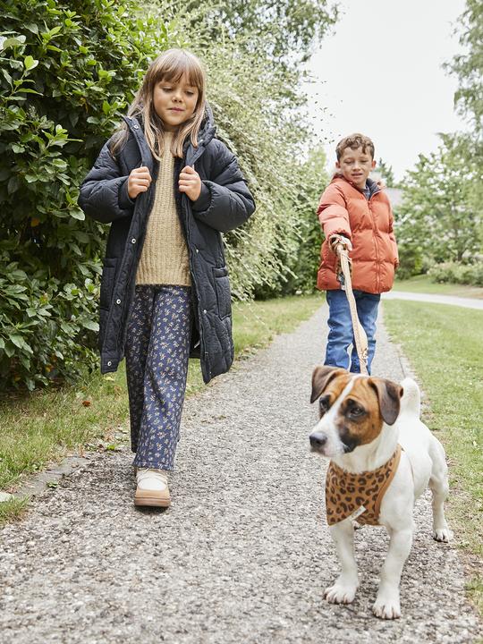Actual product image Vertbaudet Mädchen Steppmantel mit Webpelz-Kapuze