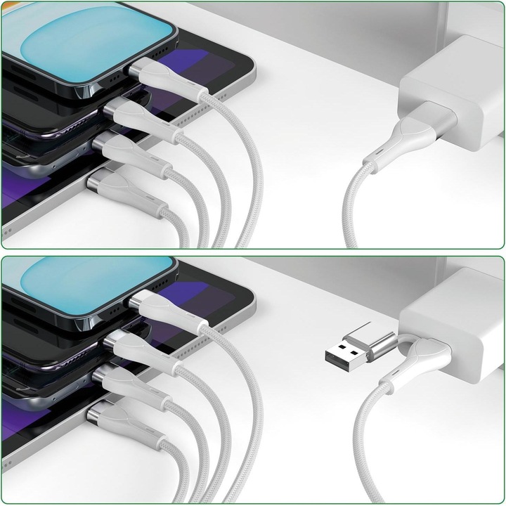 Actual product image 4smarts Multi charging cable 4in2 (1.20 m, USB 2.0)