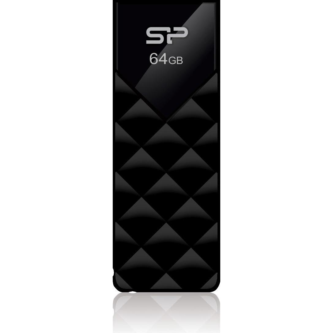 Silicon Power Ultima U03 USB-Stick USB Typ-A 2.0 (64 GB, USB-A, USB 2.0), USB Stick, Schwarz