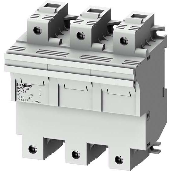Siemens, Sicherung, SIEM 3NW7232 Einbausicherungssockel mit Signalmelder Gr.22x5 (Feinsicherung, 100 A)