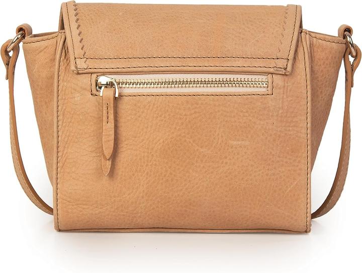 Actual product image Kate Moss Dune Mini Fleya Shoulder Bag, Practical Compartmented Leather Organizer