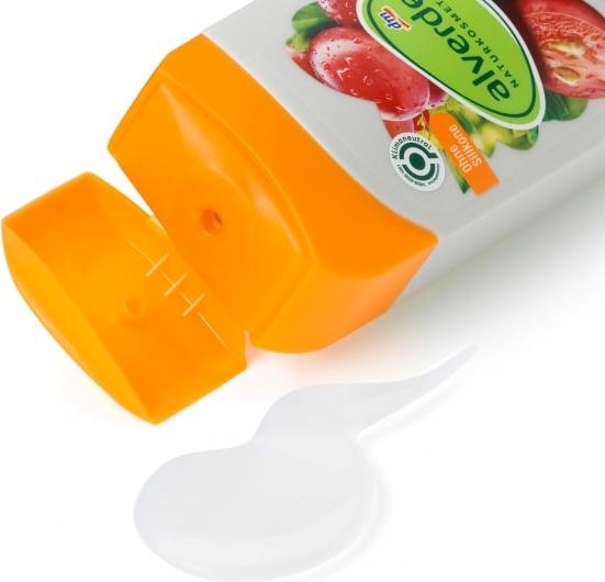 Produktbild dm alverde Shampoo Locken Bio-Leinsamen, Bio-Traube (200 ml, Flüssiges Shampoo)