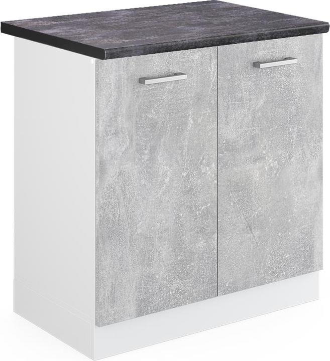 Anthrazit, Beton, Weiss