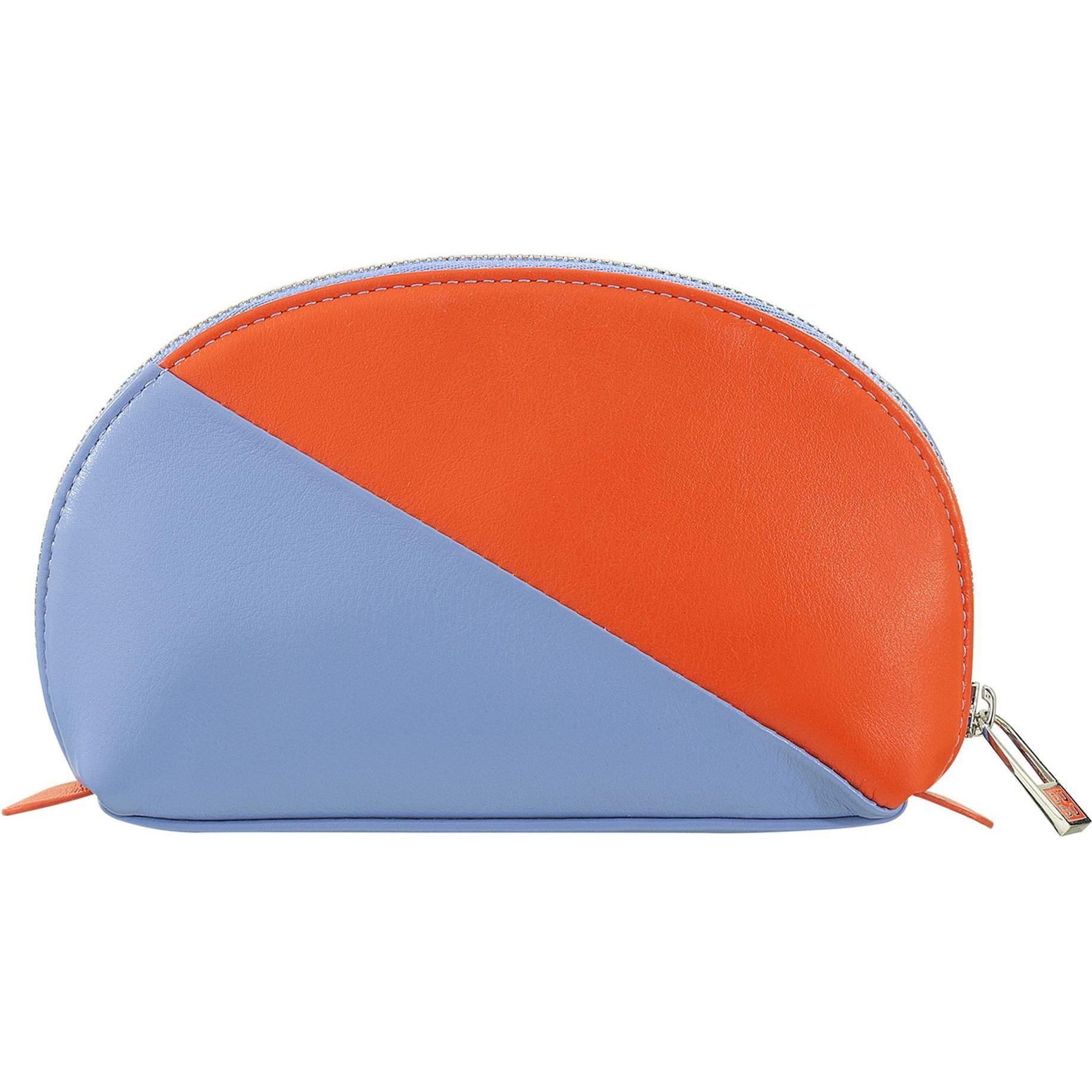 Dudu, Necessaire, Segovia Kosmetiktasche Leder 16 cm, Blau