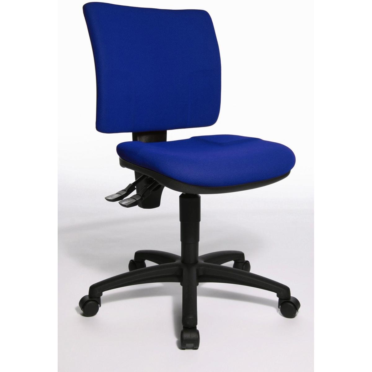 Topstar, Bürostuhl, Bürostuhl U50, 8070 BC6 blau, schwarz Stoff