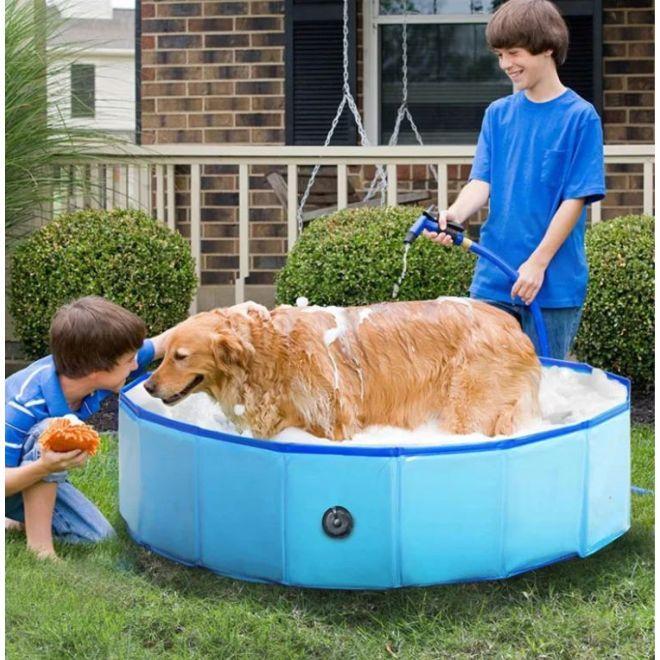 Actual product image MU Style Milow Series Foldable dog pool with non-slip base (Dog pool)