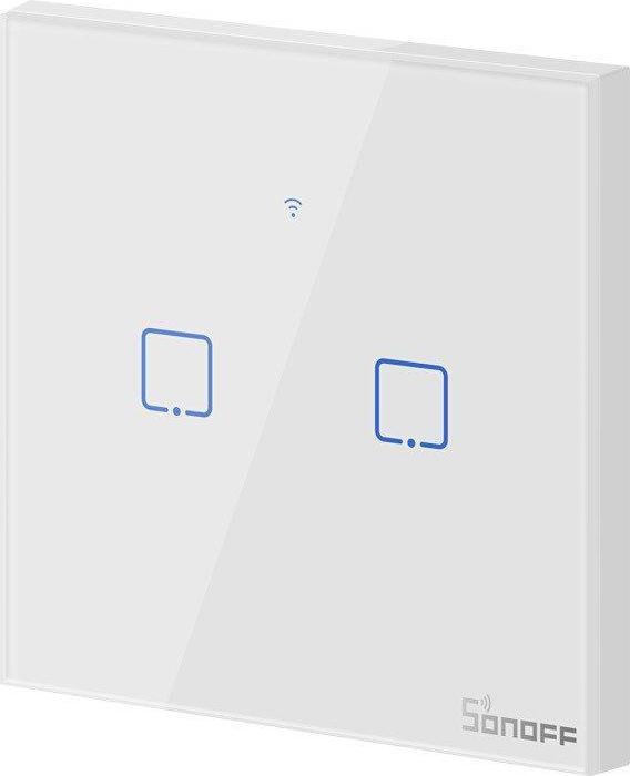 Image du produit Sonoff Smart Switch WiFi + RF 433 T1 EU TX (2 canaux)