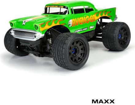 Actual product image Pro-Line 1957 Chevy Bel Air "Avenger Edition" Clear Body for Losi LMT, Crawler, 1/8 MT