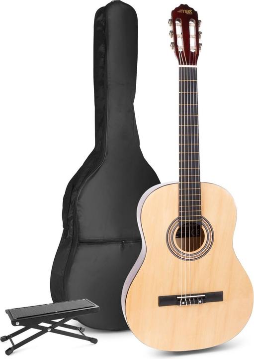 Max Music Acoustic guitar for beginners - soloart classic guitar / Spanish guitar with (Classical guitar, Lime wood, Maple)