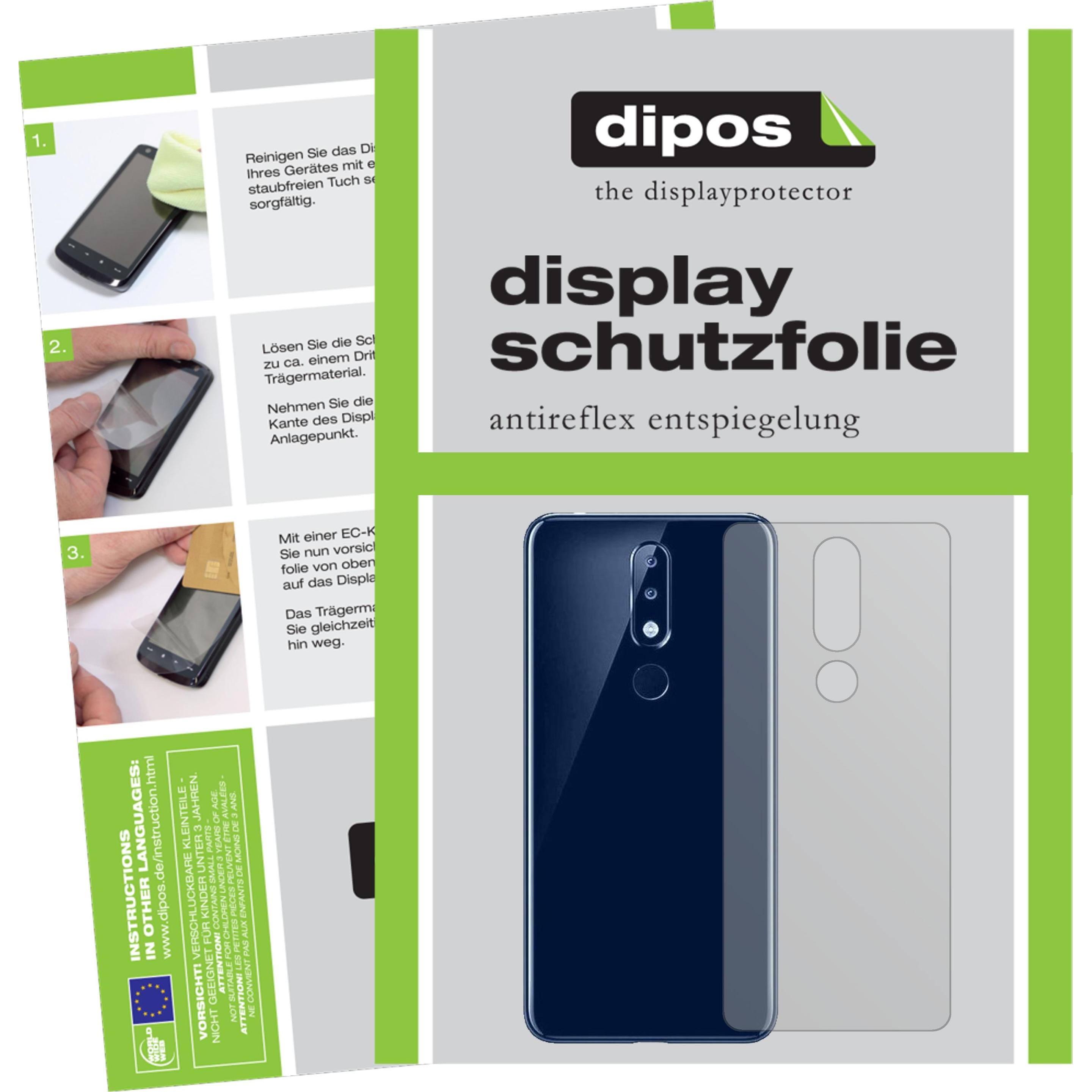 Thumbnail - Dipos Displayschutzfolie Antireflex (1 Stück, Nokia 5.1 Plus), Smartphone Schutzfolie, Transparent