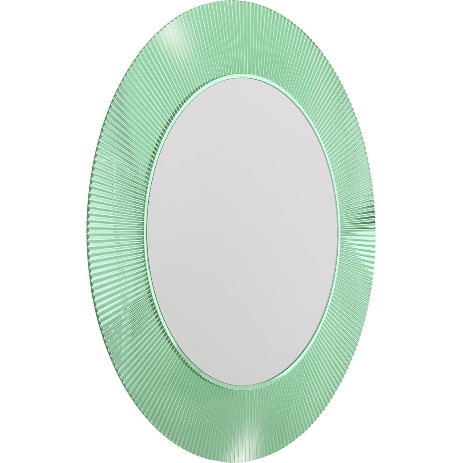 Laufen, Spiegel, Spiegel KARTELL 780x780mm m LED-Beleuchtung smaragdgrün