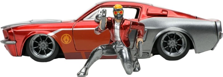 Actual product image Jada Marvel Star Lord 1967 Ford Mustang 1:24