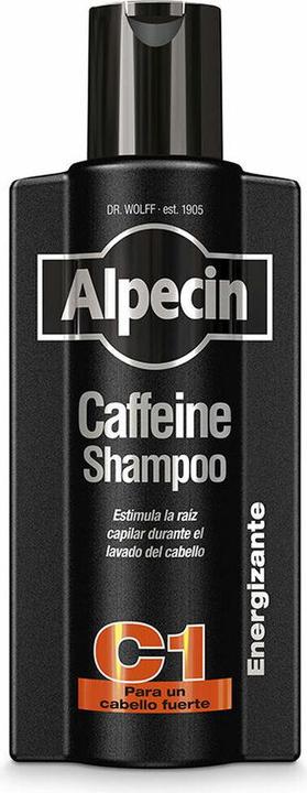 Actual product image Alpecin Black Caffeine Shampoo C1 for Men with New Fragrance 375ml (375 ml, Liquid shampoo)