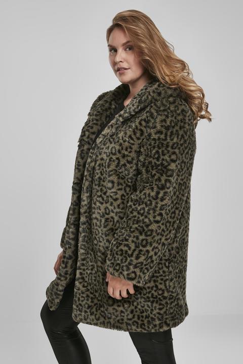 Produktbild Urban Classics Ladies Leo Teddy Coat