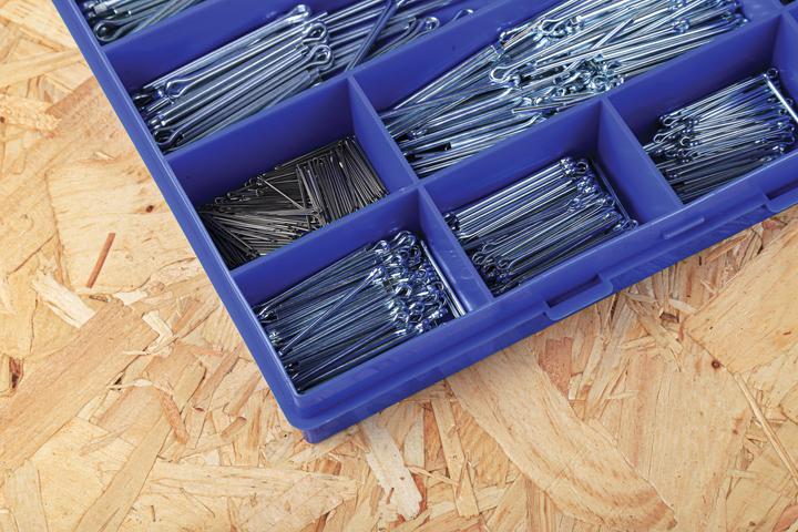 Actual product image RS PRO Split pin assortment galvanized