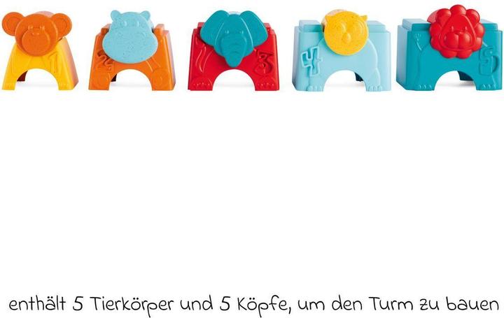 Actual product image Chicco Animals Eco+ stacking toy