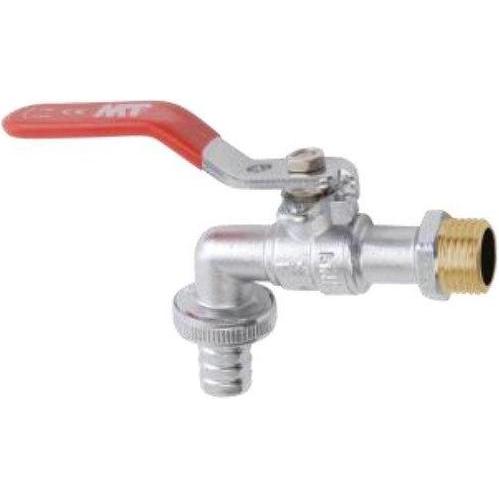 MT, Raccordo per tubo flessibile, RUBINETTO DA GIARDINO 414701520 1/2INX3/4IN (12.70 mm)