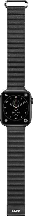 Actual product image Laut Apple Watch NOVI LUXE 42/44/45/49 mm, Midnight large (42 mm, 44 mm, 45 mm, 49 mm, Faux leather)