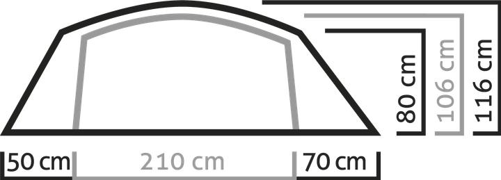 Produktbild Salewa Sierra Leone (Kuppelzelt, 2.90 kg, 2 Personen)