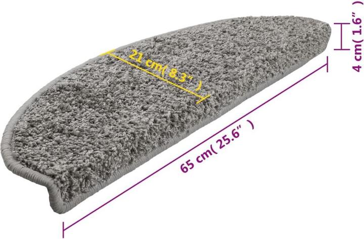 Immagine prodotto vidaXL Treppenmatte (25 x 65 cm)