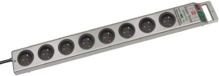 Immagine prodotto Brennenstuhl Super-Solid 8way, 2.5m (polycarbon) (8 x, CEE 7/5, 2.50 m)