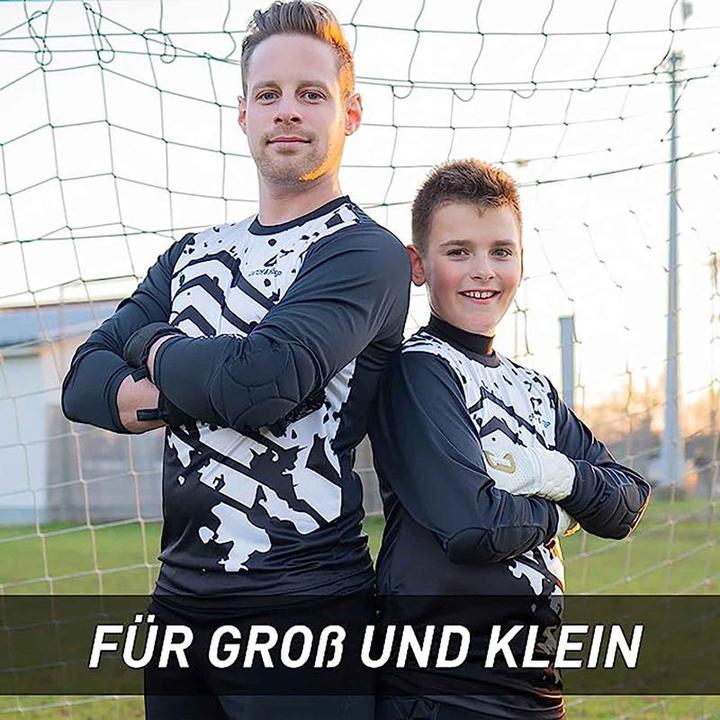Actual product image Catch & Keep Goalkeeper Jersey Kids Adult Jersey Football Jersey Keeper Shirt Football Top (140)